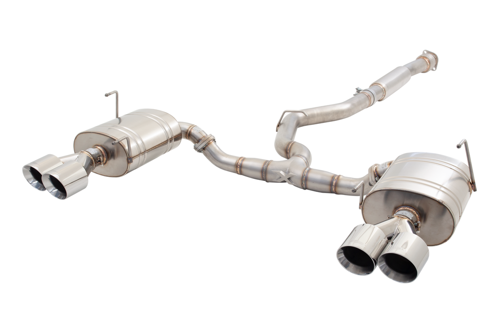Subaru WRX STI (G3) - 2011 - 2017 - 3" Cat-Back System with Oval Mufflers (STREET SYSTEM), 304 Stainless Steel