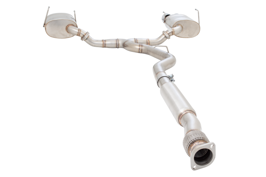 Subaru WRX STI (G3) - 2011 - 2017 - 3" Cat-Back System with Oval Mufflers (STREET SYSTEM), 304 Stainless Steel