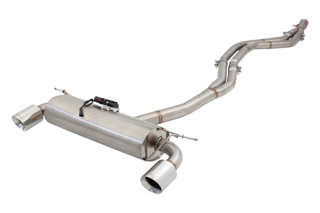BMW M235i (F22) - 2014 - 2016 - Dual 2.5"-3" Cat-Back System Varex Muffler, 304 Stainless Steel