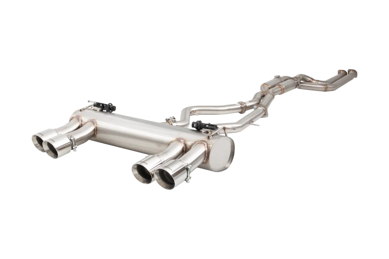 BMW F80 M3 / F82 M4 - 2.5" Twin Cat-Back System Varex Muffler, 304 Stainless Steel