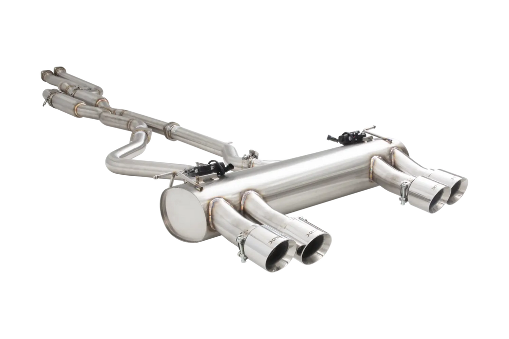 BMW F80 M3 / F82 M4 - 2.5" Twin Cat-Back System Varex Muffler, 304 Stainless Steel