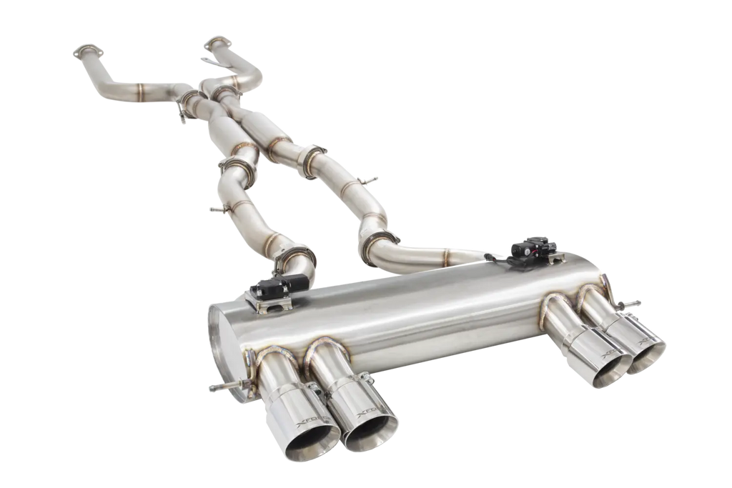 BMW M3 (G80) M4 (G82) - 2020+ - 3" Twin Cat-Back System Varex Muffler, 304 Stainless Steel