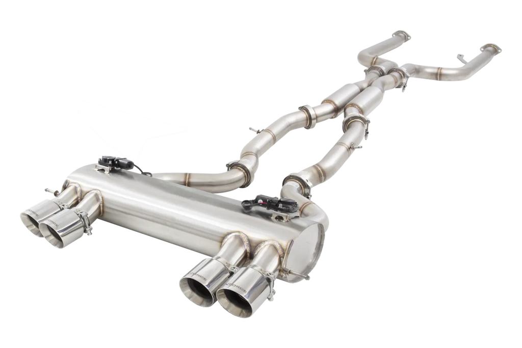 BMW M3 (G80) M4 (G82) - 2020+ - 3" Twin Cat-Back System Varex Muffler, 304 Stainless Steel