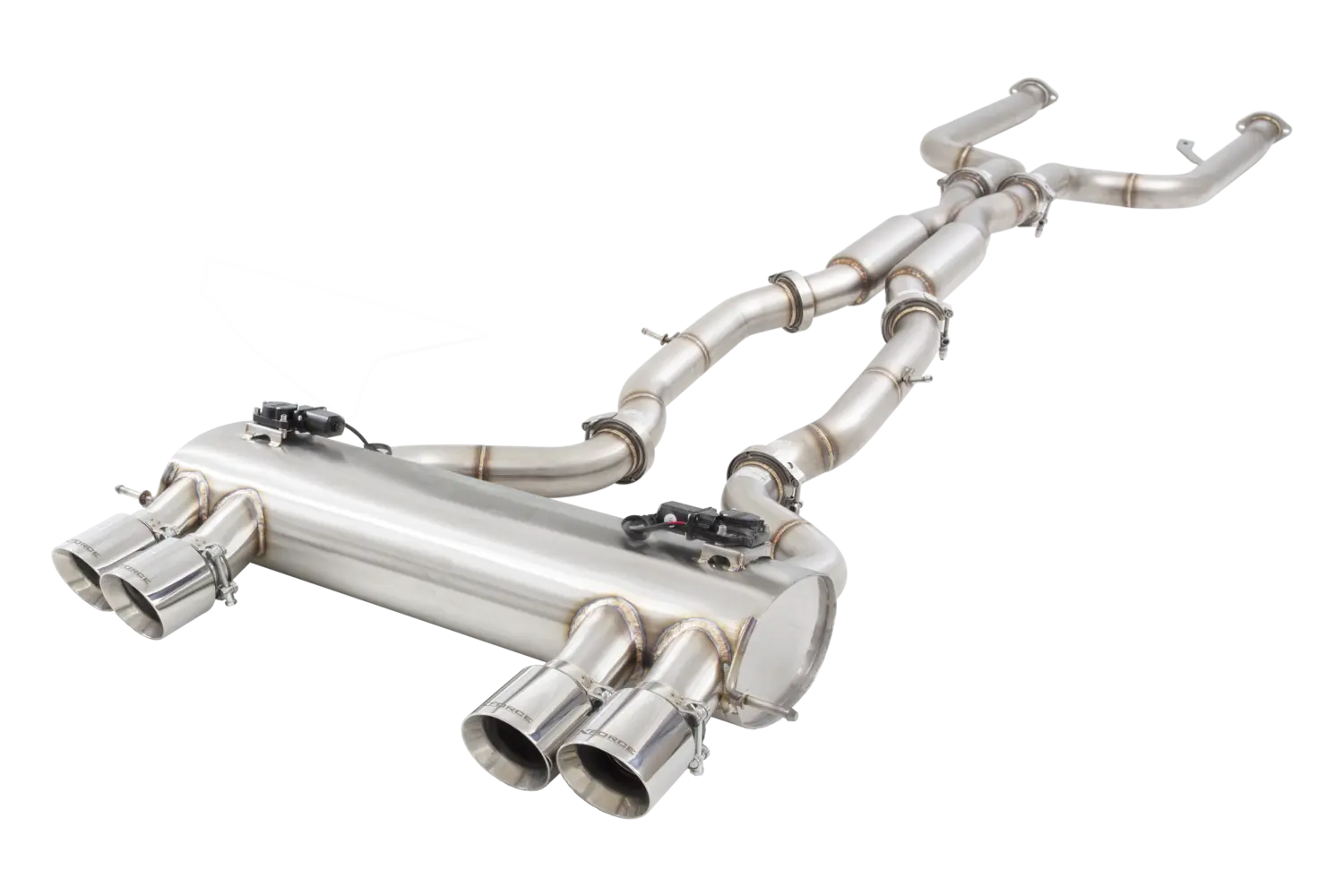BMW M3 (G80) M4 (G82) - 2020+ - 3" Twin Cat-Back System Varex Muffler, 304 Stainless Steel
