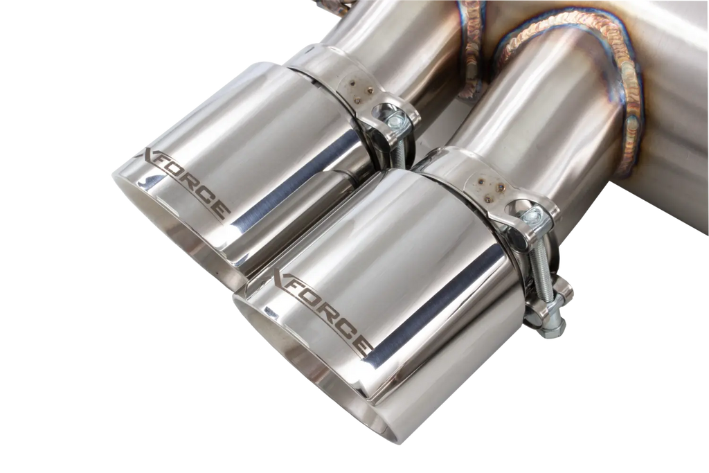 BMW M3 (G80) M4 (G82) - 2020+ - 3" Twin Cat-Back System Varex Muffler, 304 Stainless Steel