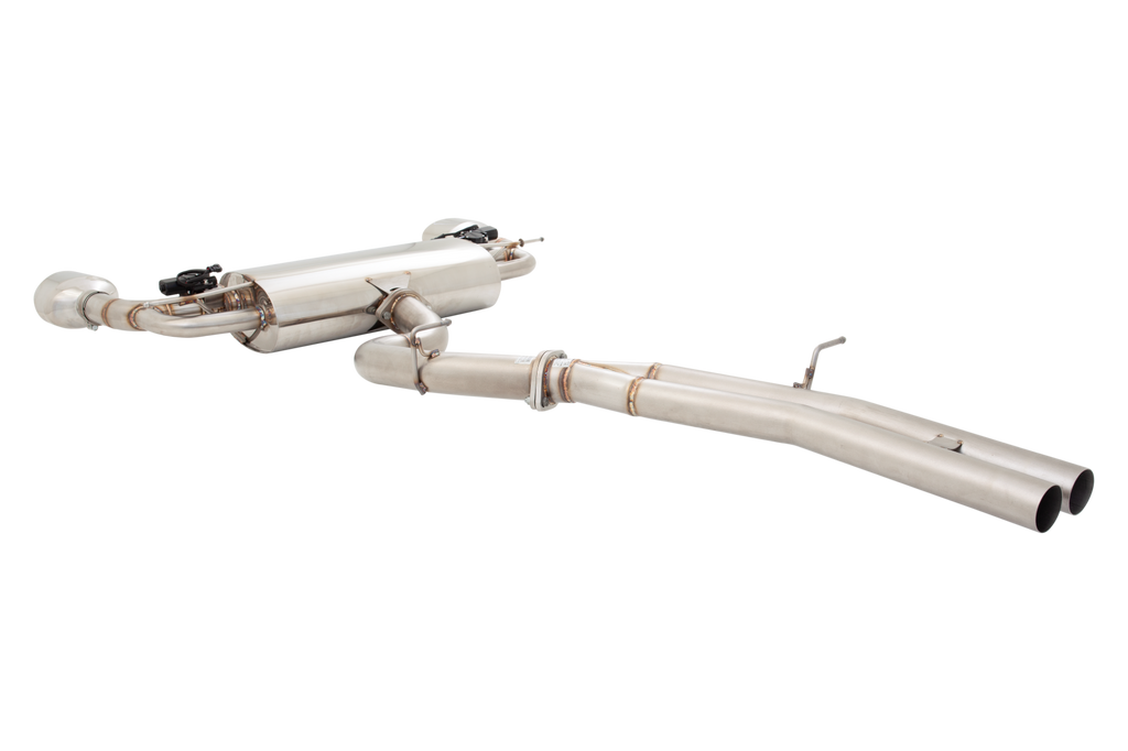 Audi RS3 Sedan (8V) -  2017 - 2021 - Twin 2.5" to 3" Cat-Back System with Varex Muffler, 304 Stainless Steel