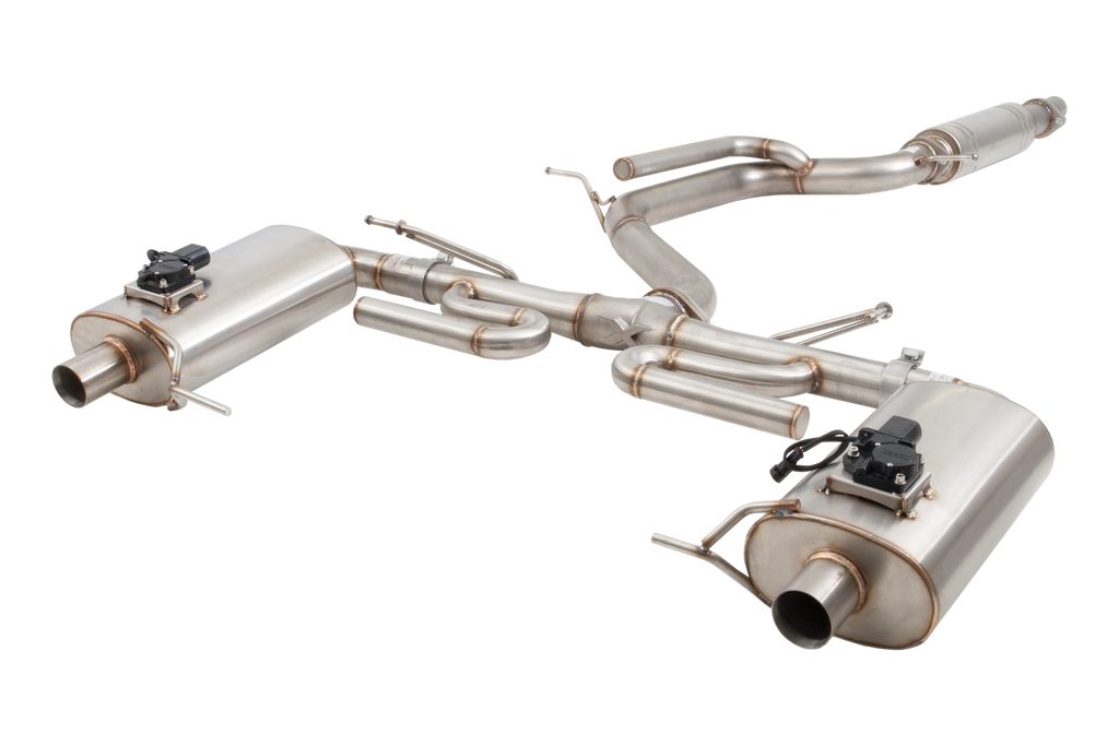Skoda Octavia RS (NX) 2020+ - 3" Cat-Back System with Varex Mufflers, 304 Stainless Steel