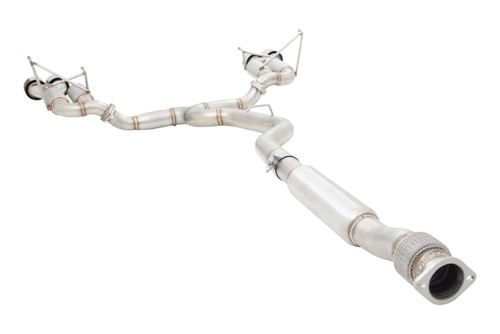 Subaru WRX STI (G3) - 2011 - 2017 - 3" Cat-Back System with Round Mufflers (RACE SYSTEM), 304 Stainless Steel