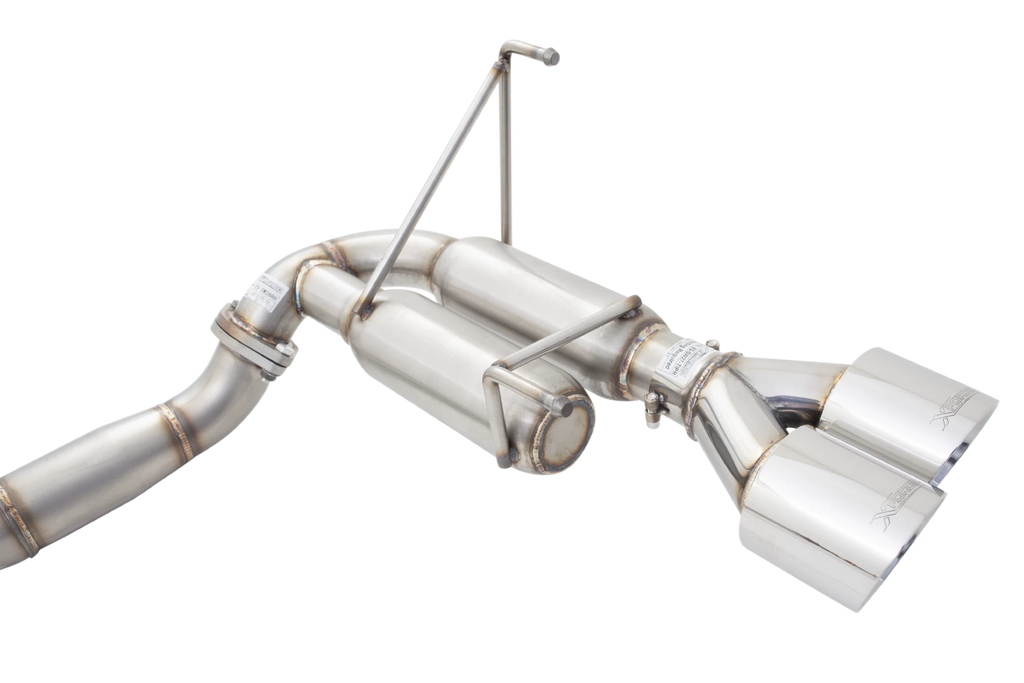 Subaru WRX STI (G3) - 2011 - 2017 - 3" Cat-Back System with Round Mufflers (RACE SYSTEM), 304 Stainless Steel