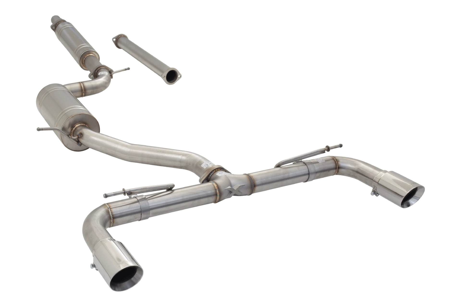 Volkswagen Golf TSI MK7, MK7.5, MK8 - 3" Cat-Back System, 304 Stainless Steel