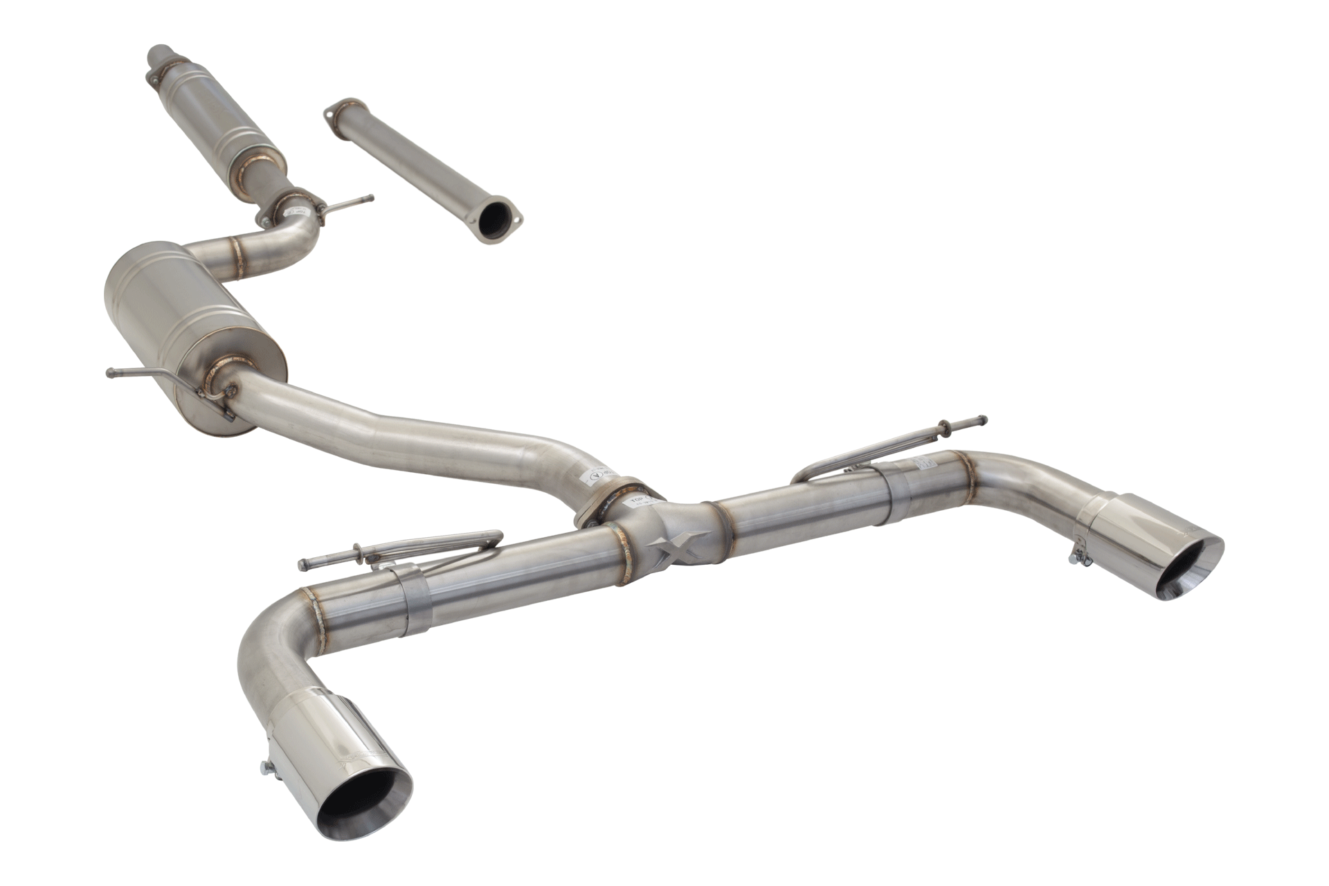 Volkswagen Golf GTI MK7, MK7.5, MK8 - 2013 - 2025 - 3" Cat-Back System, 304 Stainless Steel
