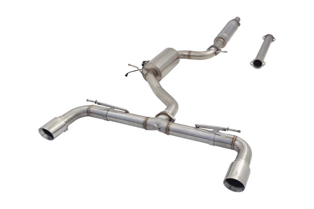 Volkswagen Golf GTI MK7, MK7.5, MK8 - 2013 - 2025 - 3" Cat-Back System with Varex Muffler, 304 Stainless Steel