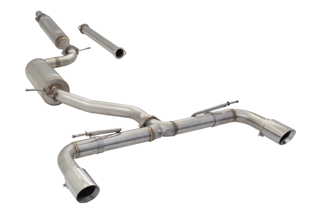 Volkswagen Golf GTI MK7, MK7.5, MK8 - 2013 - 2025 - 3" Cat-Back System with Varex Muffler, 304 Stainless Steel