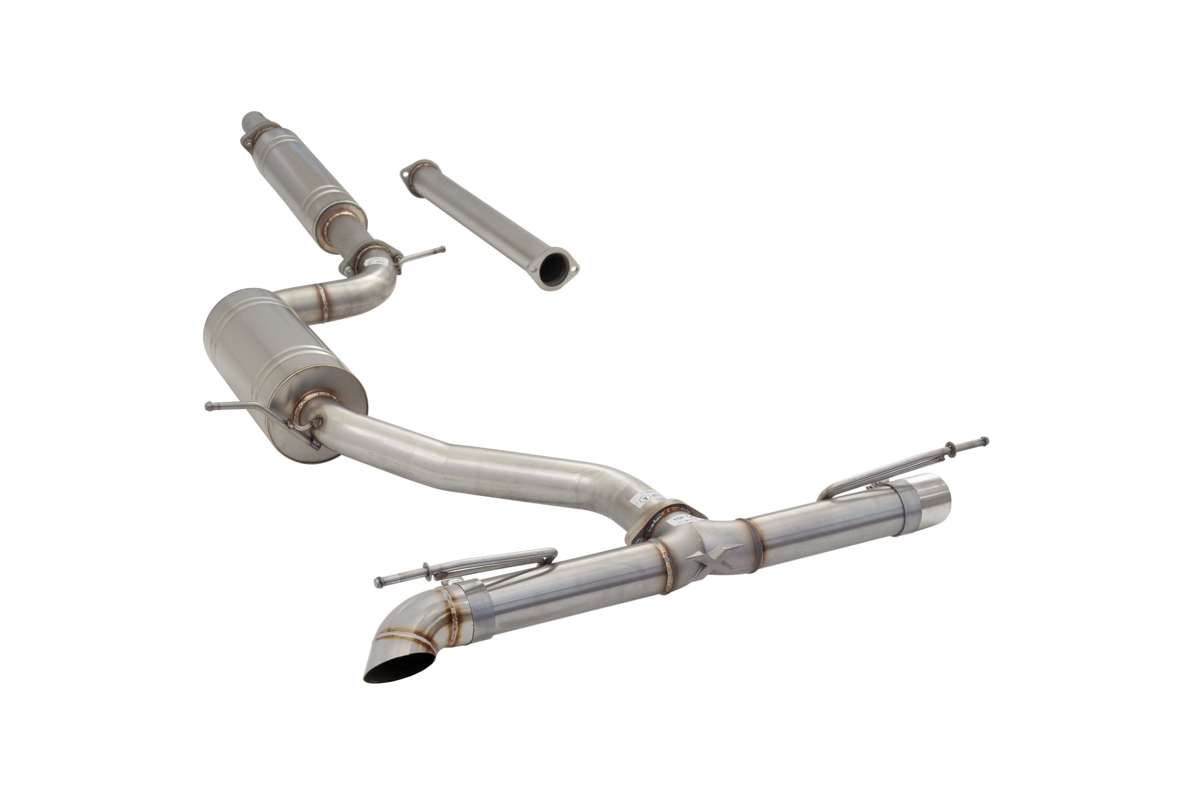 Volkswagen Golf MK7, MK7.5, MK8 - 3" Cat-Back System with Varex Muffler, 304 Stainless Steel