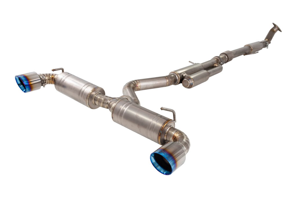 Toyota Yaris GR - 2021 - 2024 - 3" Cat-Back System, Titanium with Burnt Blue Tips