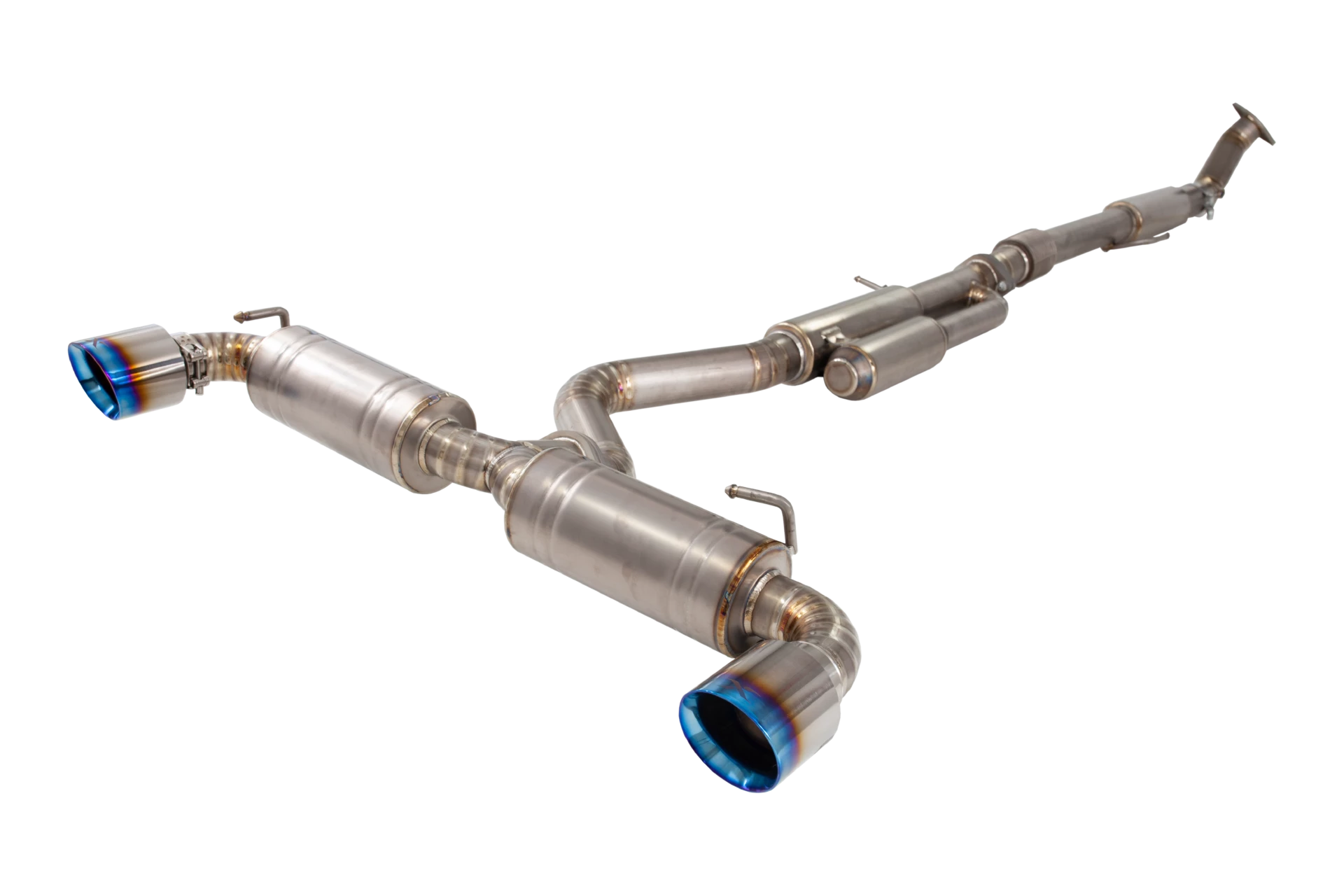Toyota Yaris GR - 2021 - 2024 - 3" Cat-Back System, Titanium with Burnt Blue Tips