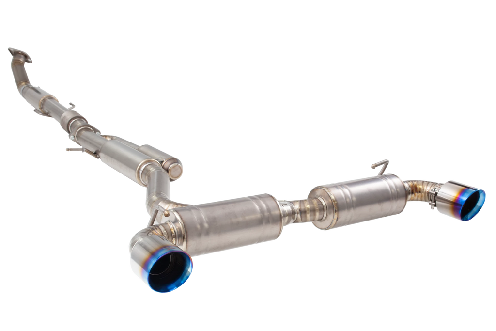Toyota Yaris GR - 2021 - 2024 - 3" Cat-Back System, Titanium with Burnt Blue Tips