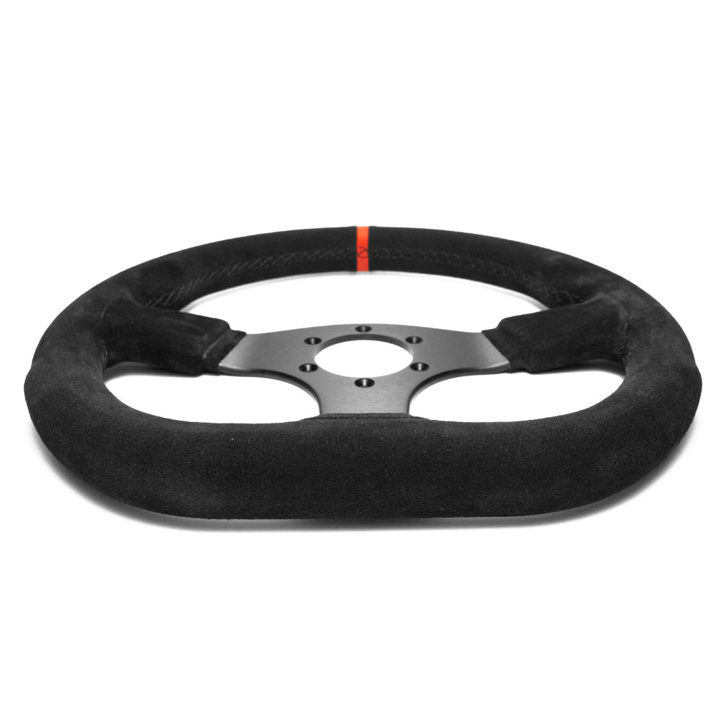 Ferrari 360 Modena Challenge Steering Wheel - Black Suede Black Spokes 330mm