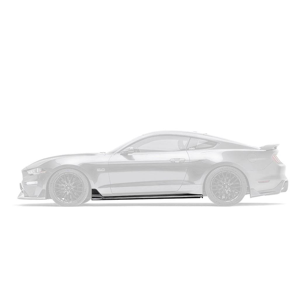 FORD MUSTANG CARBON FIBER SIDE SKIRTS