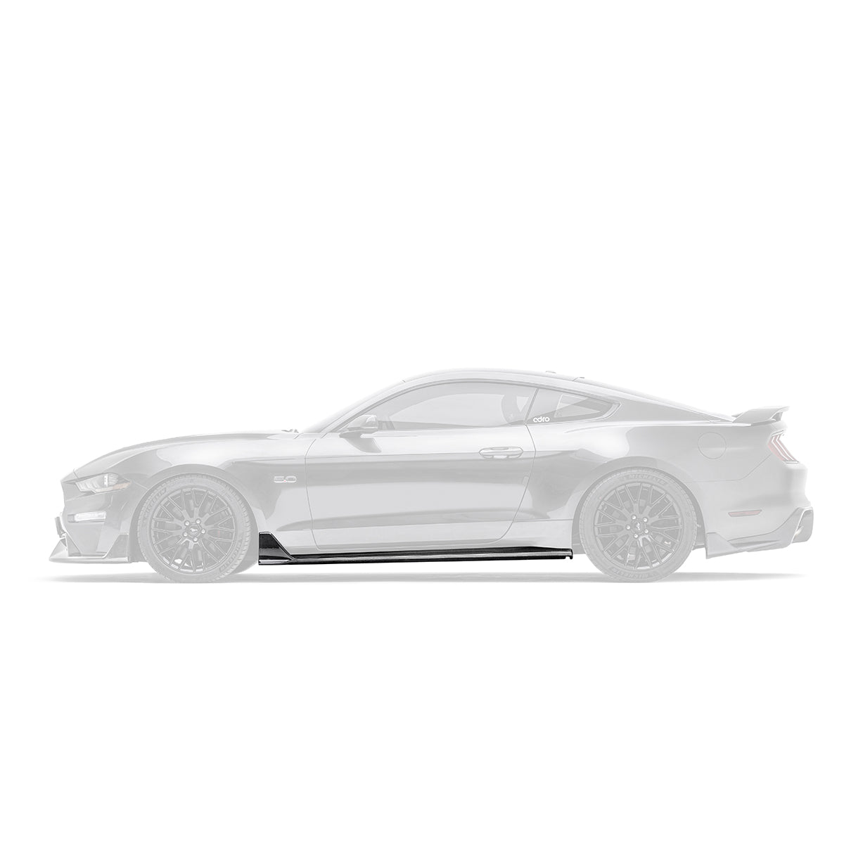 FORD MUSTANG CARBON FIBER SIDE SKIRTS