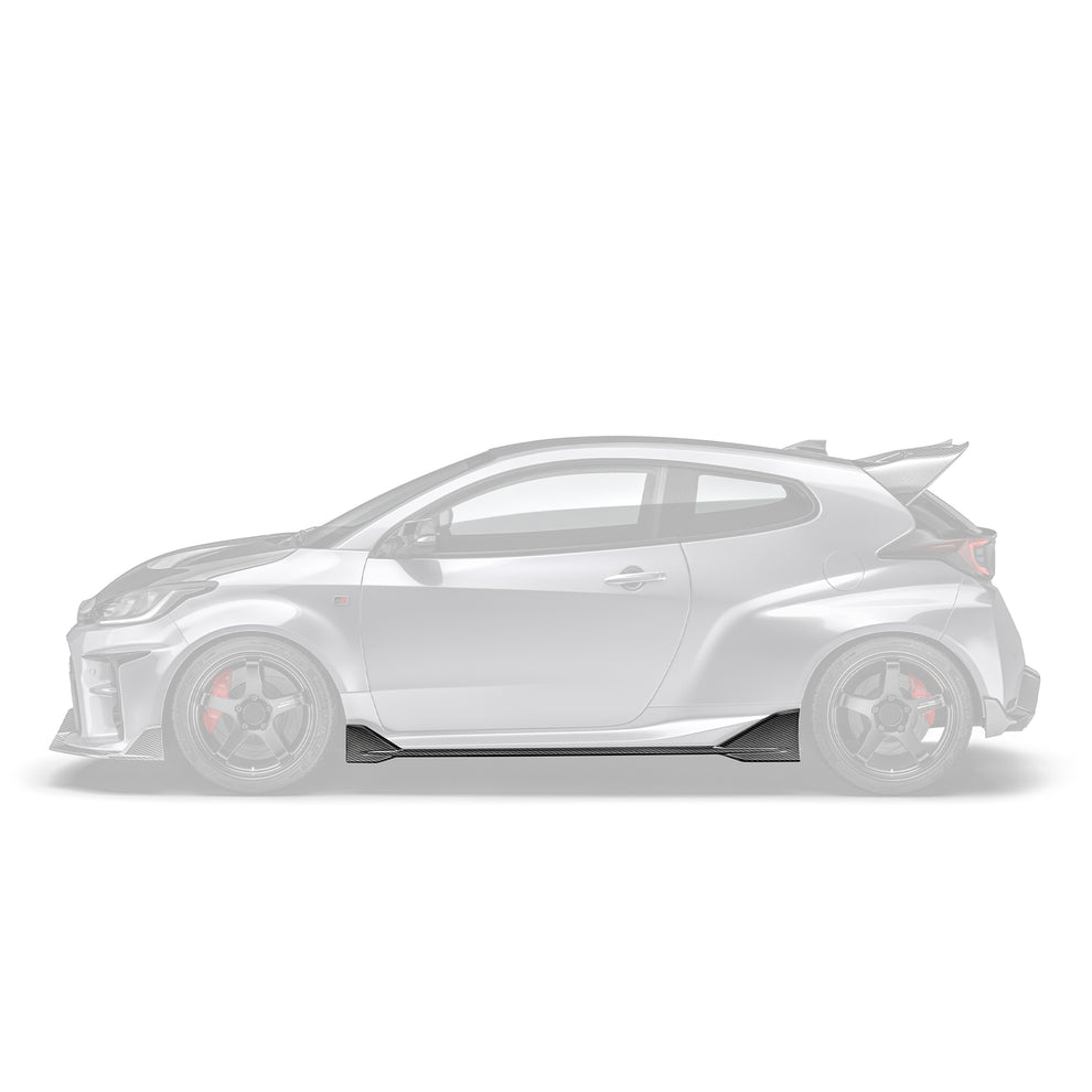 TOYOTA GR YARIS (GEN 1 & 2) CARBON FIBER SIDE SKIRTS