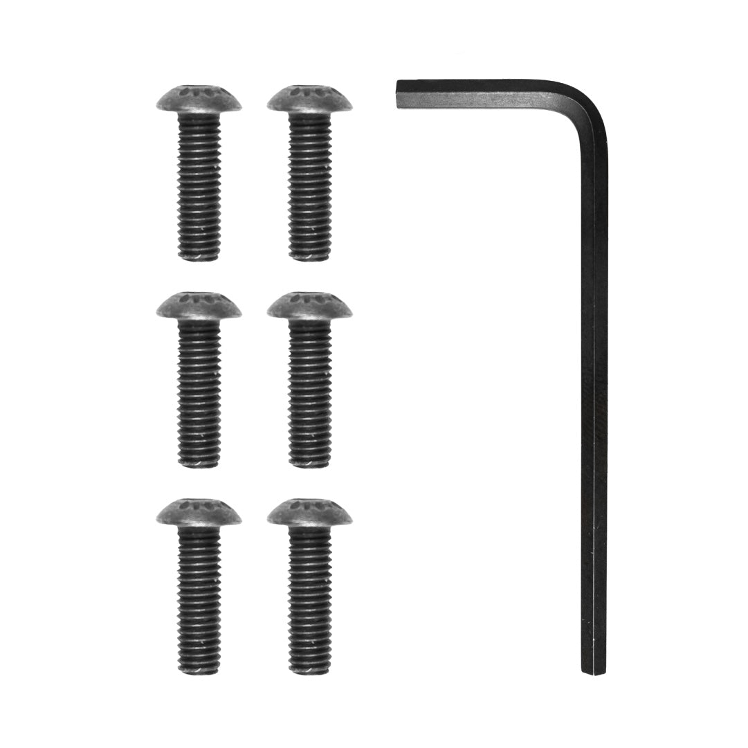MOMO Steering Wheel Replacement Screw Bolt Set (6) - Round - Black
