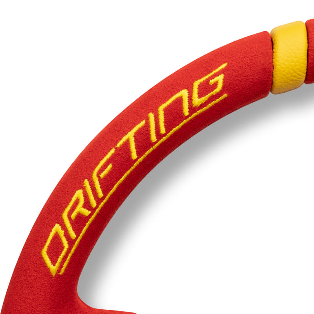 MOMO Drifting Microfibre Steering Wheel - Red