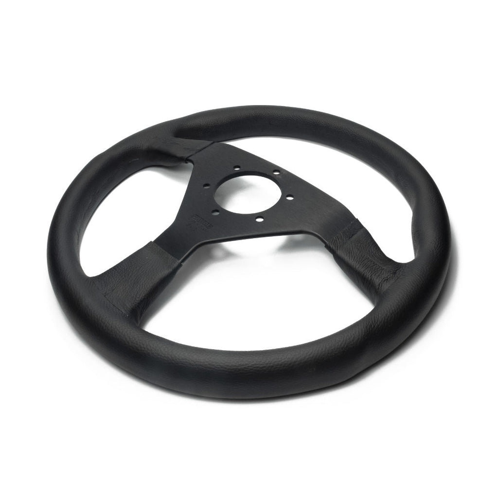 MOMO Mod. 78 Steering Wheel - Black Leather Black Spokes 320mm