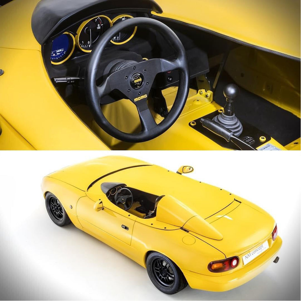 MOMO Mod. 78 Steering Wheel - Black Leather Black Spokes 320mm