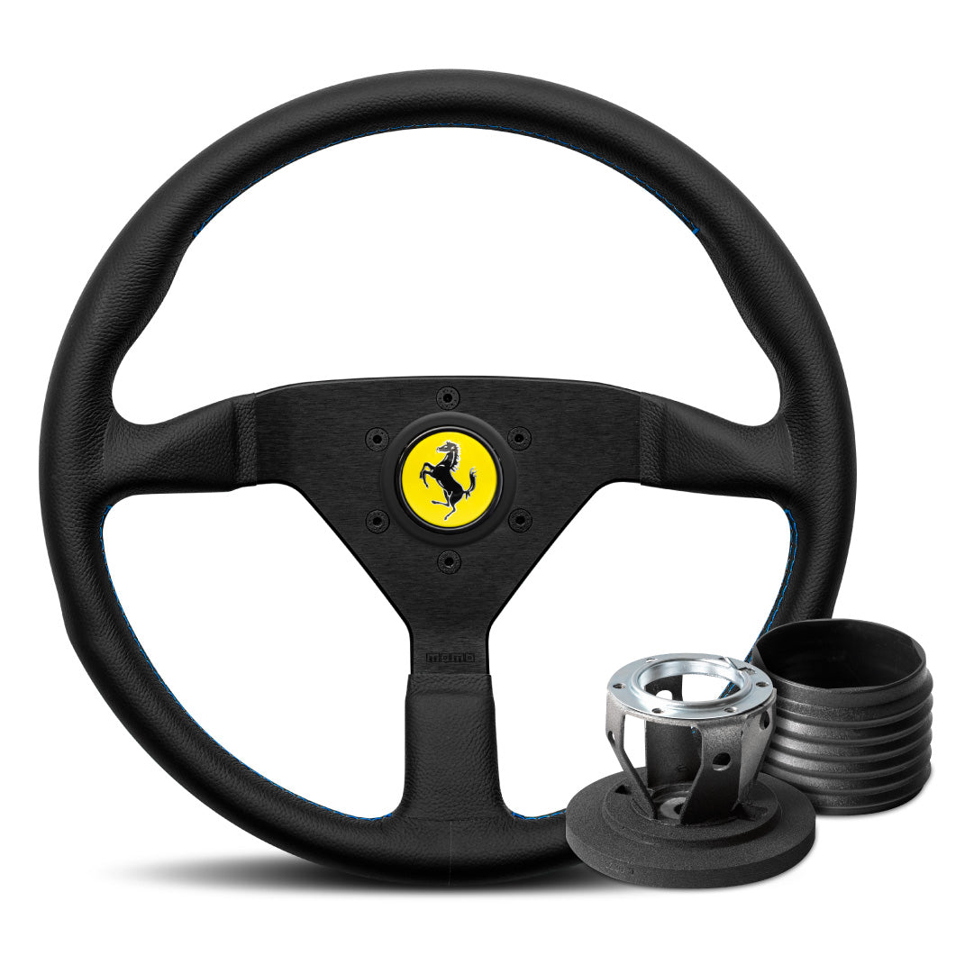 MOMO Montecarlo Steering Wheel & Hub Adapter Boss Kit For Ferrari