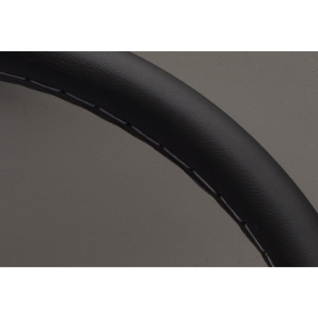 Nardi ND Classic Steering Wheel - Black Leather Satin Spokes 390mm