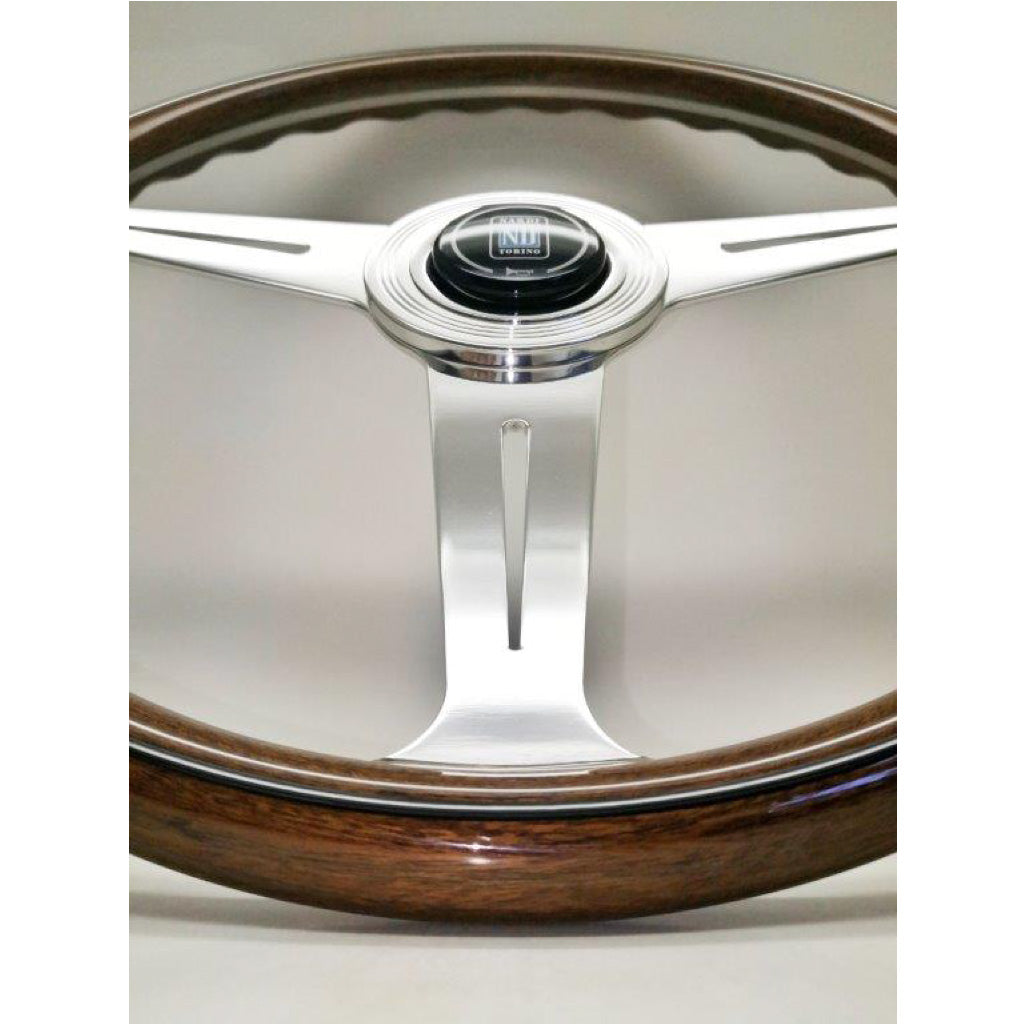 Nardi ND Classic Steering Wheel - Wood Glossy Spokes 360mm