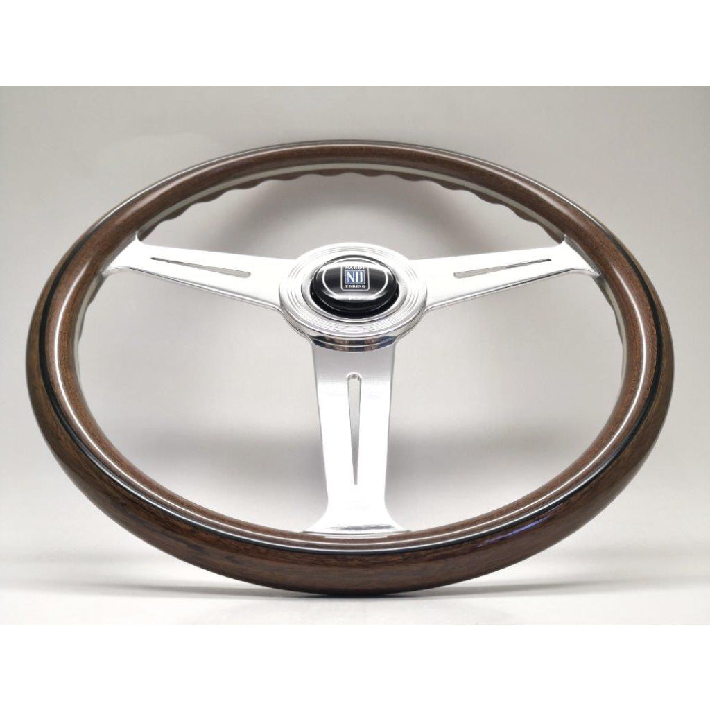 Nardi ND Classic Steering Wheel - Wood Glossy Spokes 360mm