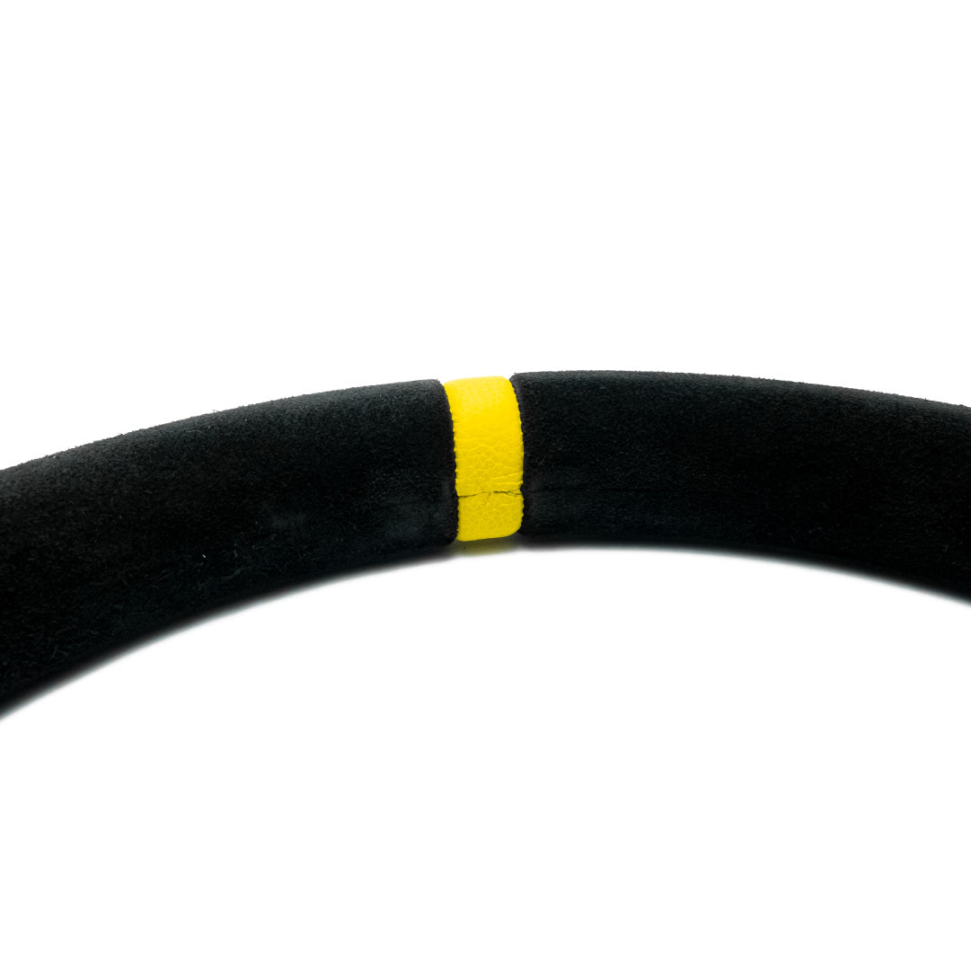 OMP 320 Alu S (Superturismo) Steering Wheel - Black Suede Black Spokes 320mm