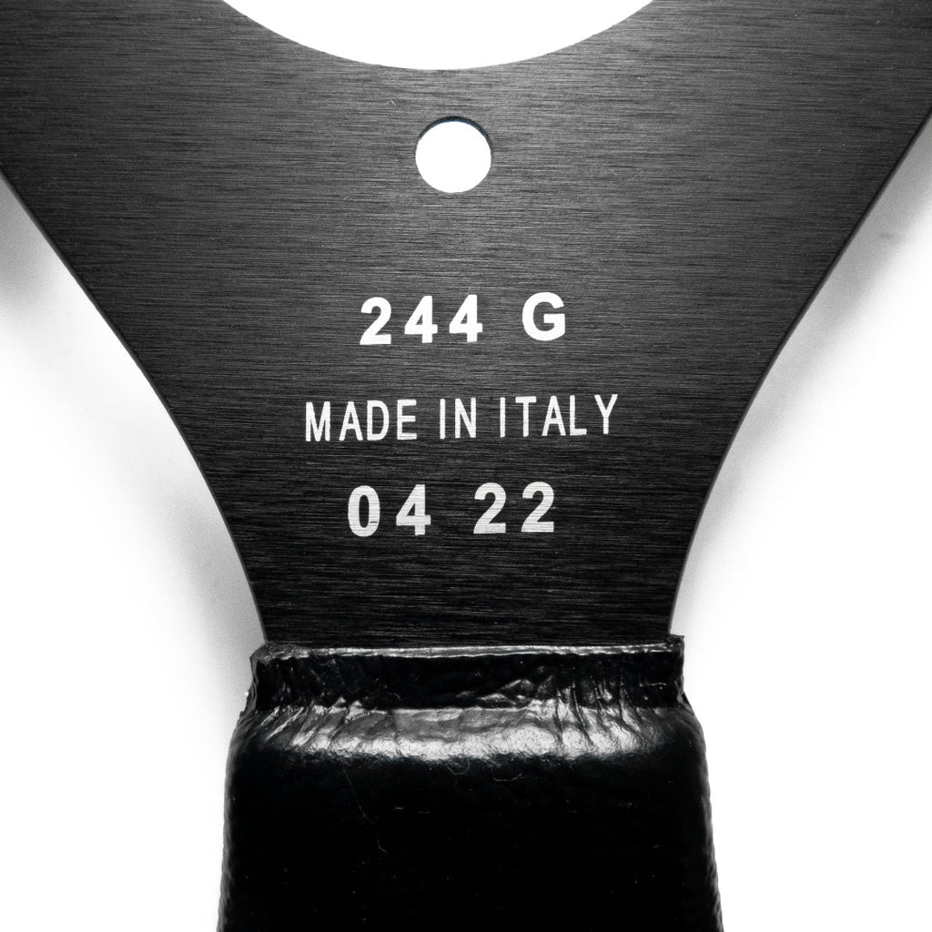 OMP Trecento Uno Steering Wheel - Black Polyurethane Black Spokes 300mm