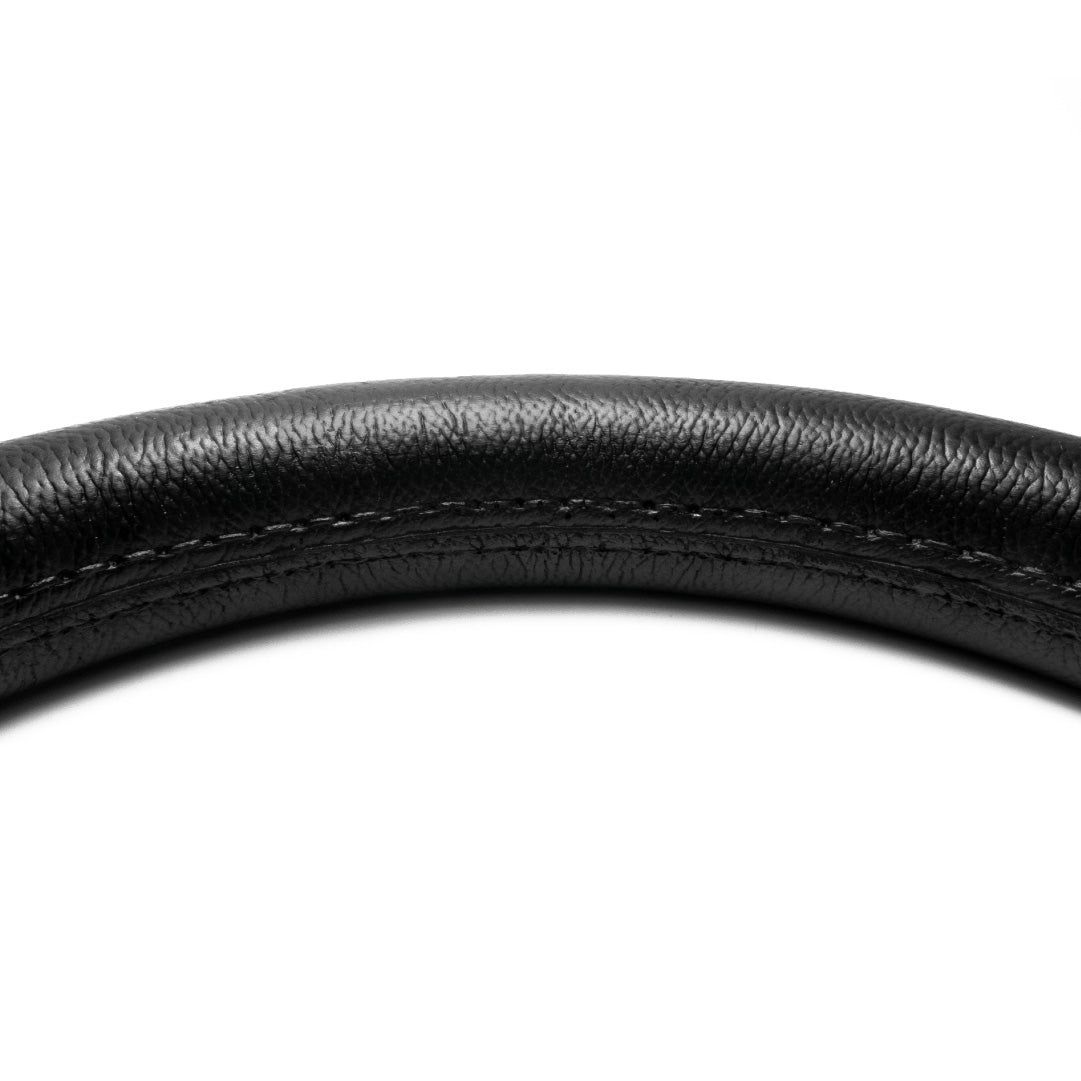 OMP Trecento Uno Steering Wheel - Black Polyurethane Black Spokes 300mm