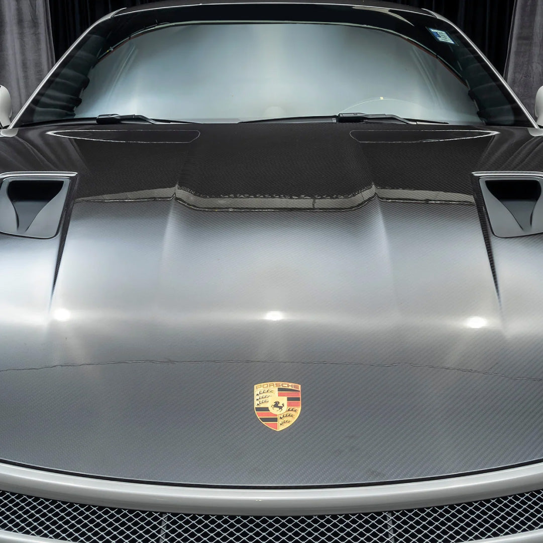 Porsche Crest Bonnet Hood Sticker Essential