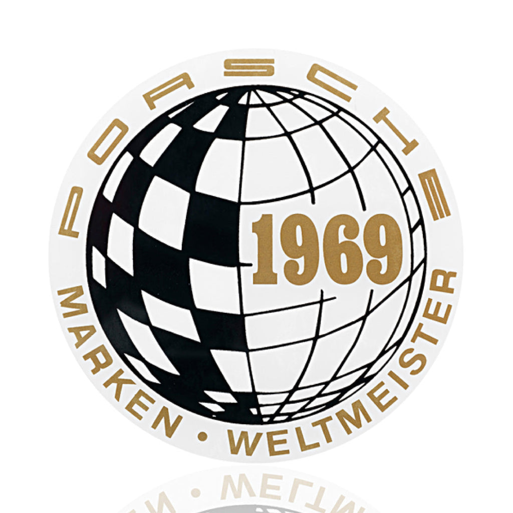 Porsche Marken Weltmeister Window Sticker Decal