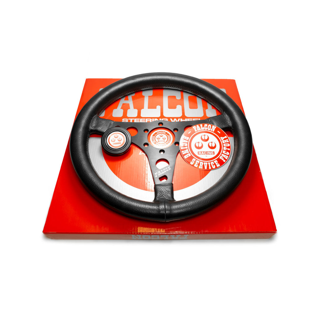 RS Watanabe Falcon Steering Wheel - Black
