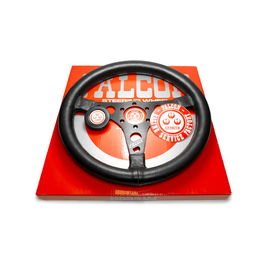 RS Watanabe Falcon Steering Wheel - Black