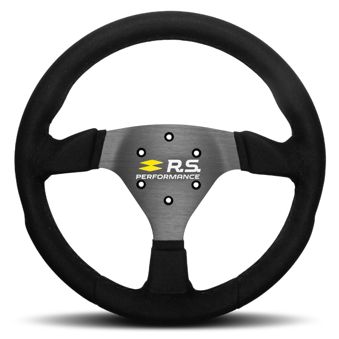 Renault Sport R.S. Performance Steering Wheel - Black Alcantara