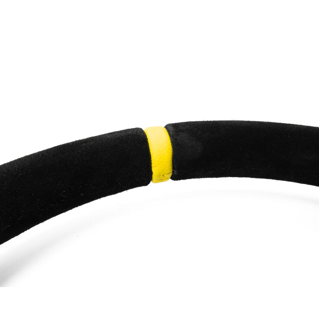 Sparco R345 Steering Wheel - Black Suede Black Spokes 350mm