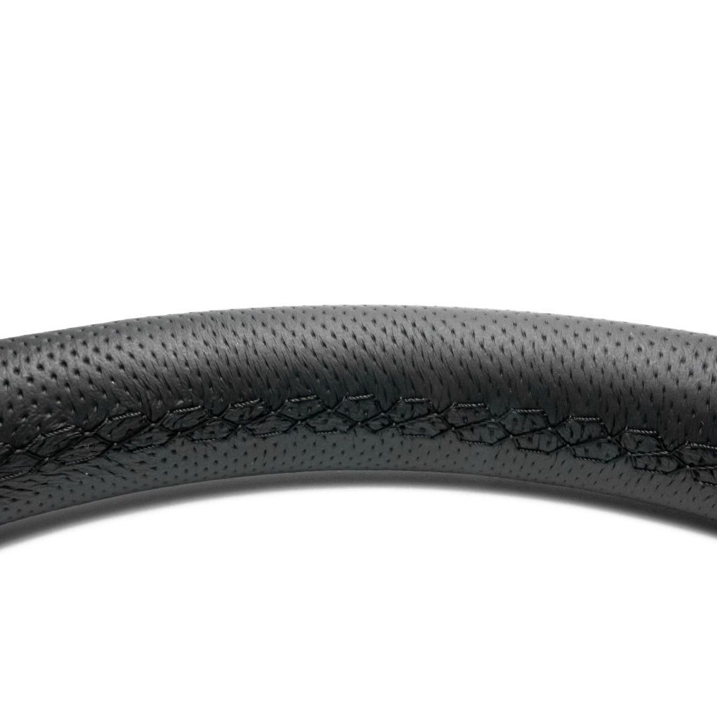 Sparco R383 Champion Steering Wheel - Black Leather Black Spokes 330mm