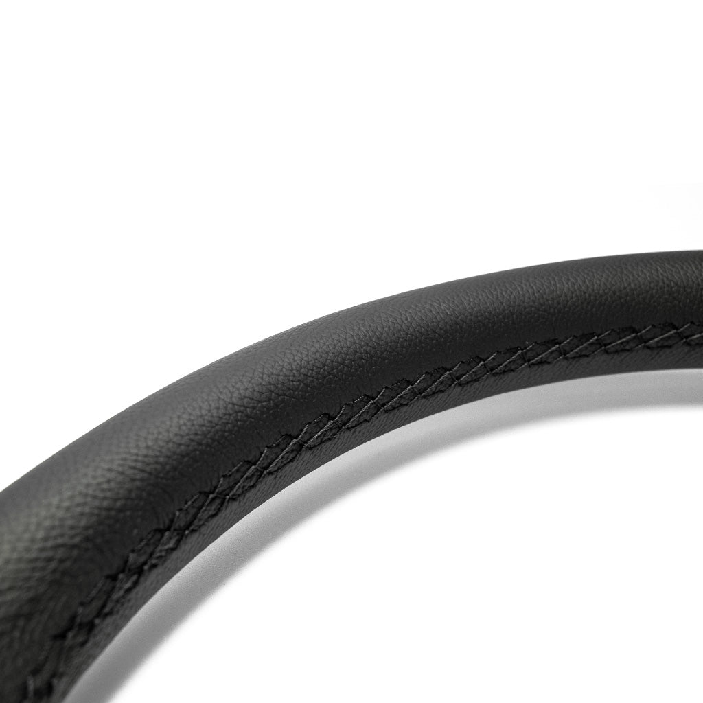 Sport Line Comfort Steering Wheel - Black Leather Black Spokes 350mm