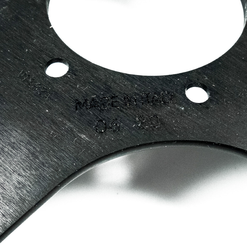 Sport Line Imola Steering Wheel - Black Suede Black Spokes 380mm