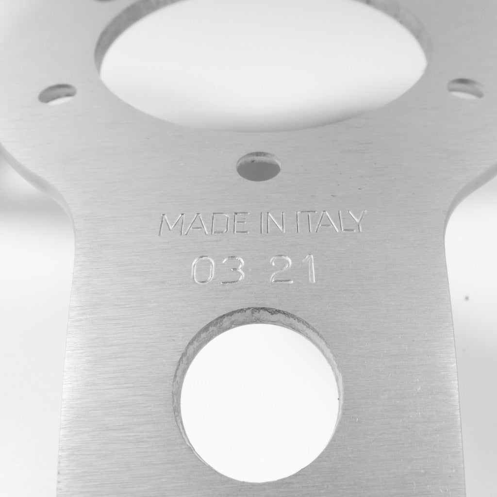 Sport Line Mille Miglia Steering Wheel - Mahogany Wood Silver Spokes 350mm