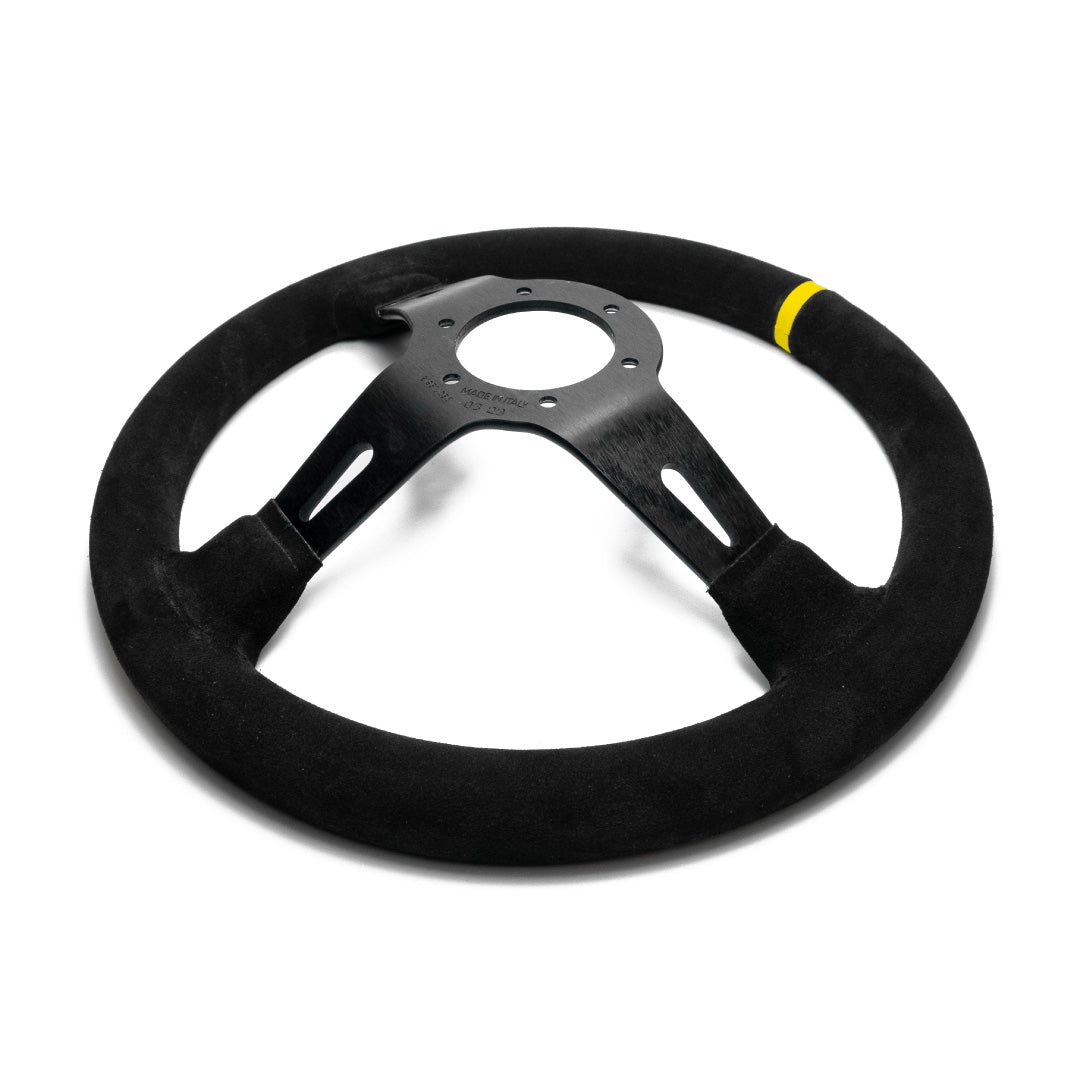 Sport Line Racing 3 Drifting Steering Wheel - Black Suede Black Spokes 330mm