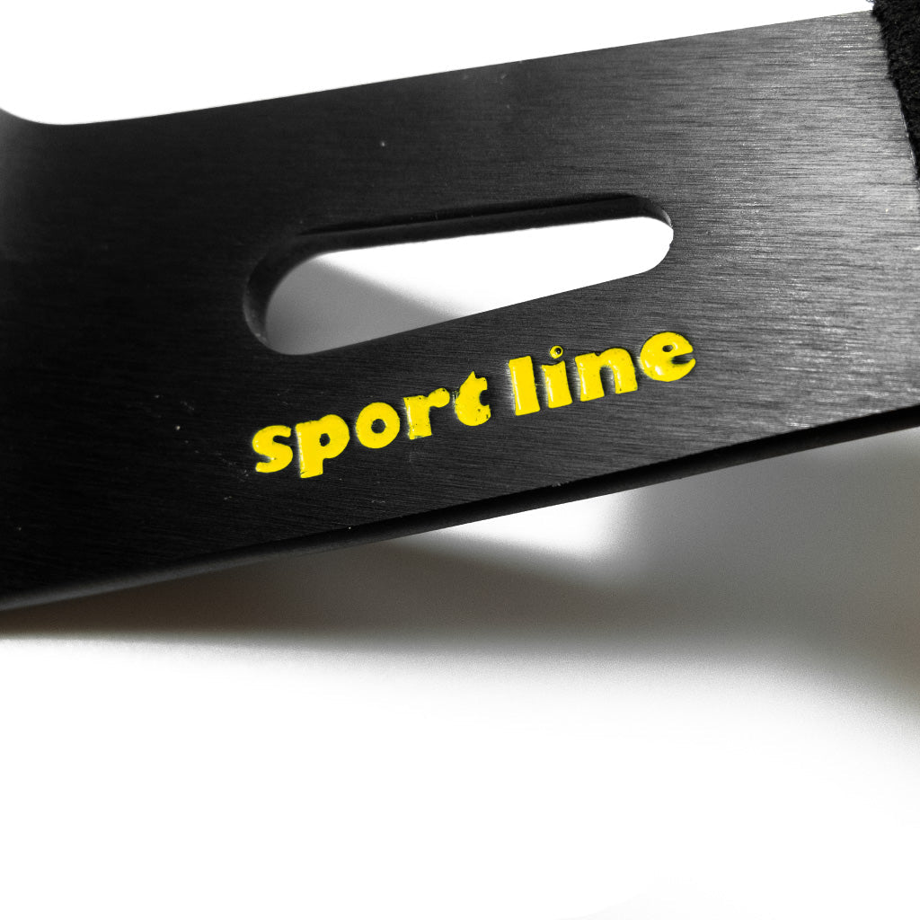 Sport Line Racing 3 Steering Wheel - Black Suede Black Spokes 350mm