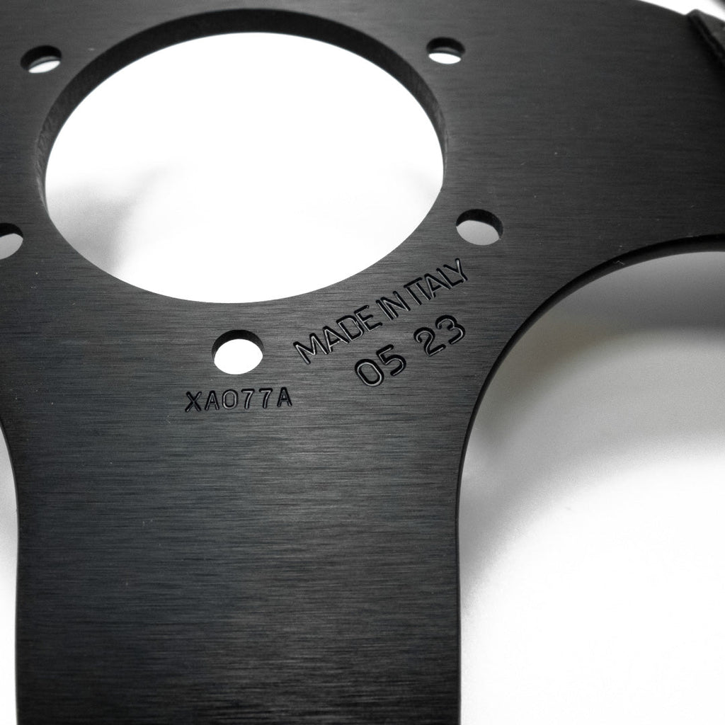 Sport Line Runner Steering Wheel - Black Polyurethane Black Spokes 330mm