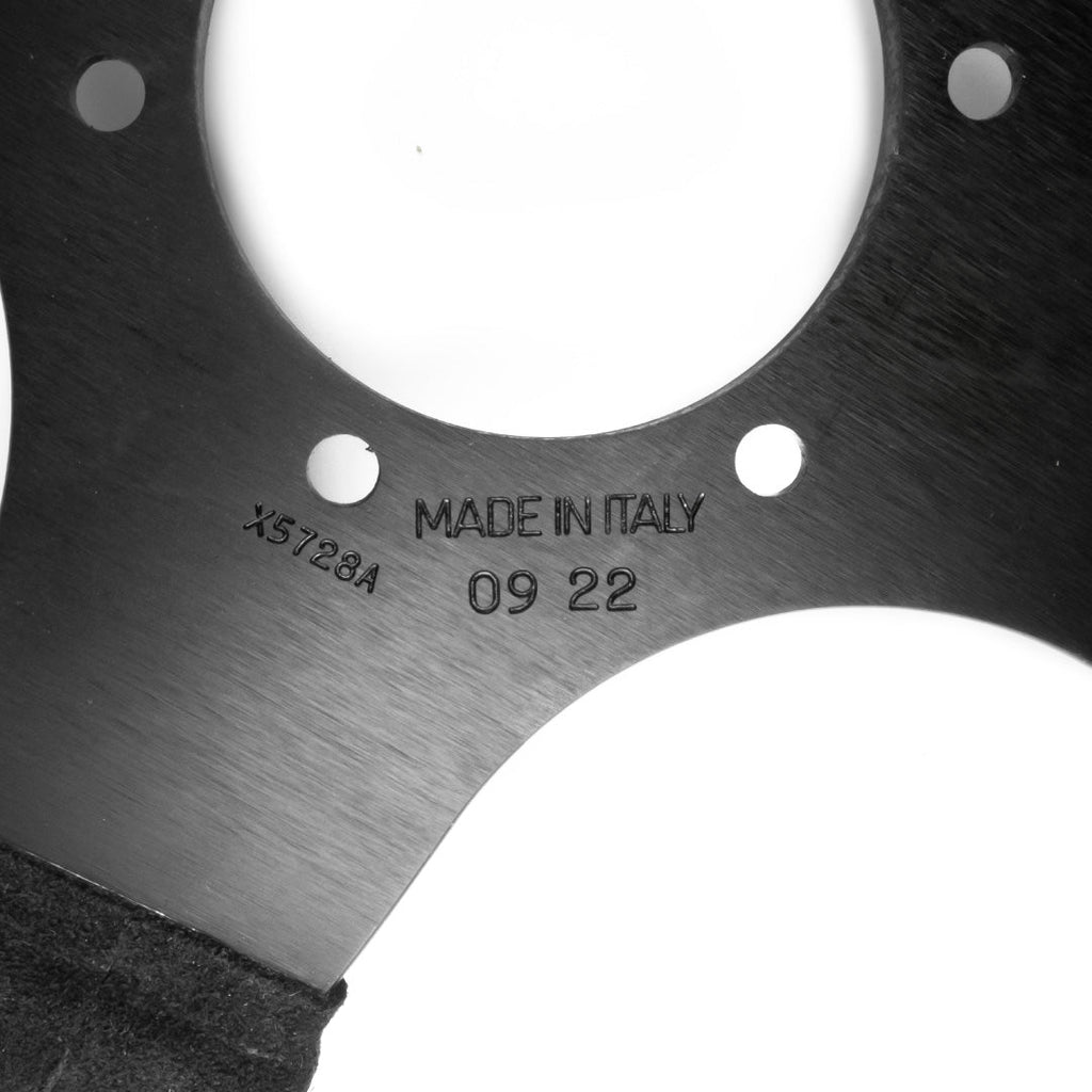 Sport Line Runner Steering Wheel - Black Suede Black Spokes 330mm